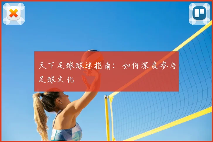 天下足球球迷指南：如何深度参与足球文化